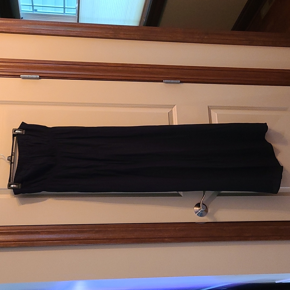 Women's size M 12th St. By Cynthia Vincent black strapless maxi dress